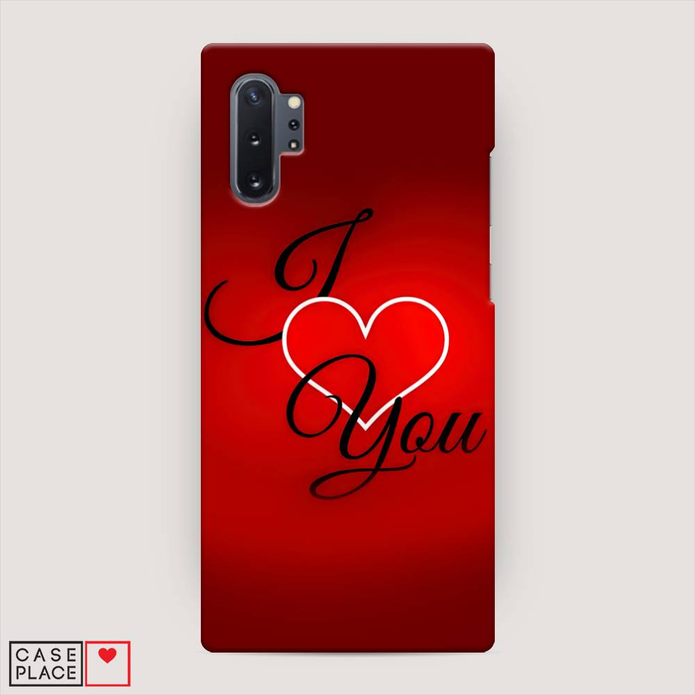 

Пластиковый чехол "I love you 3" на Samsung Galaxy Note 10 +, 28520-5