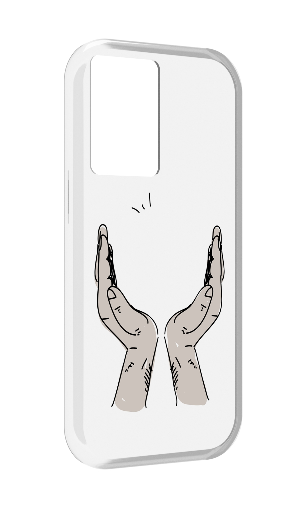 

Чехол MyPads руки-тянутся-к-небу для OnePlus Nord N20 SE, Прозрачный, Tocco