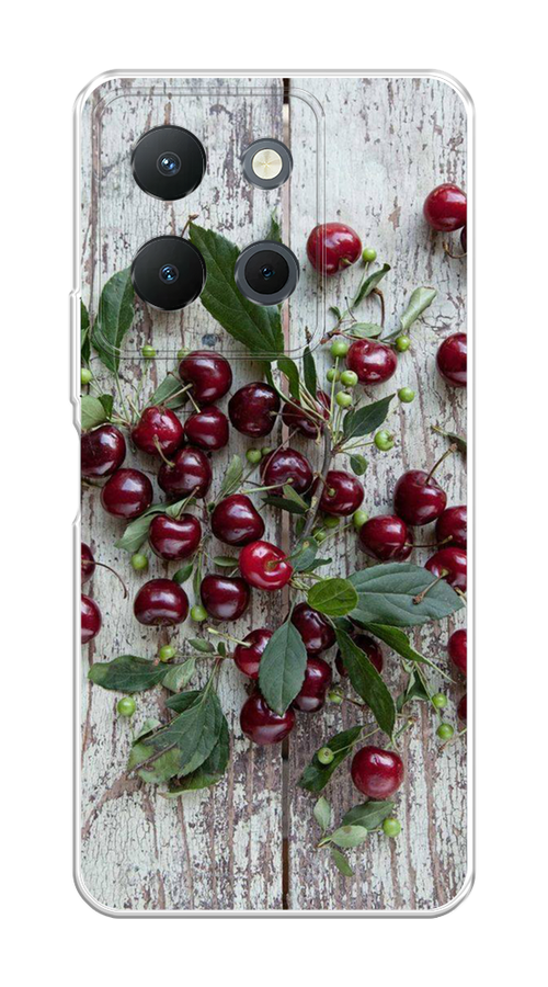 

Чехол на Vivo Y36 4G "Вишня", Бордовый;зеленый;серый, 269250-1