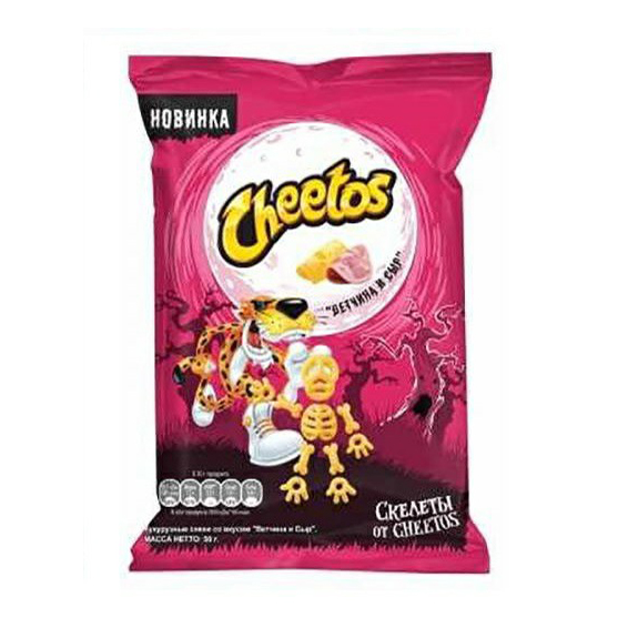 Кукурузные снеки Cheetos ветчина и сыр 75 г