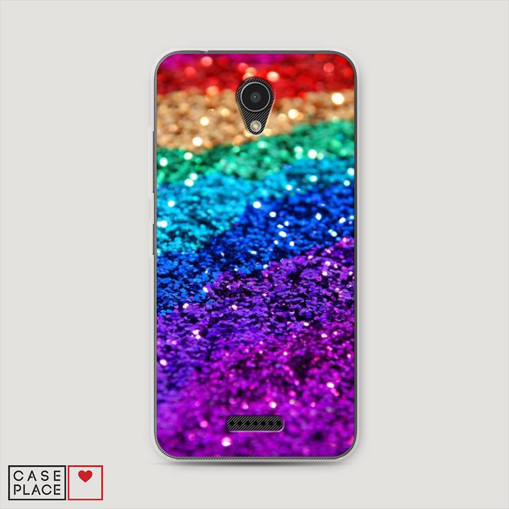 

Чехол Awog на Lenovo Vibe B / Леново Vibe B "Блестящая радуга рисунок", 112450-3
