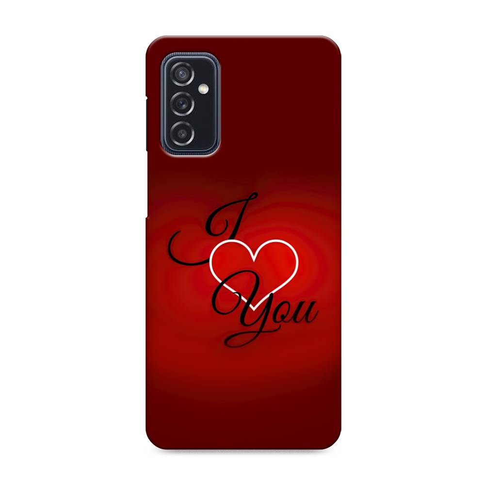 фото Пластиковый чехол "i love you 3" на samsung galaxy m52 awog