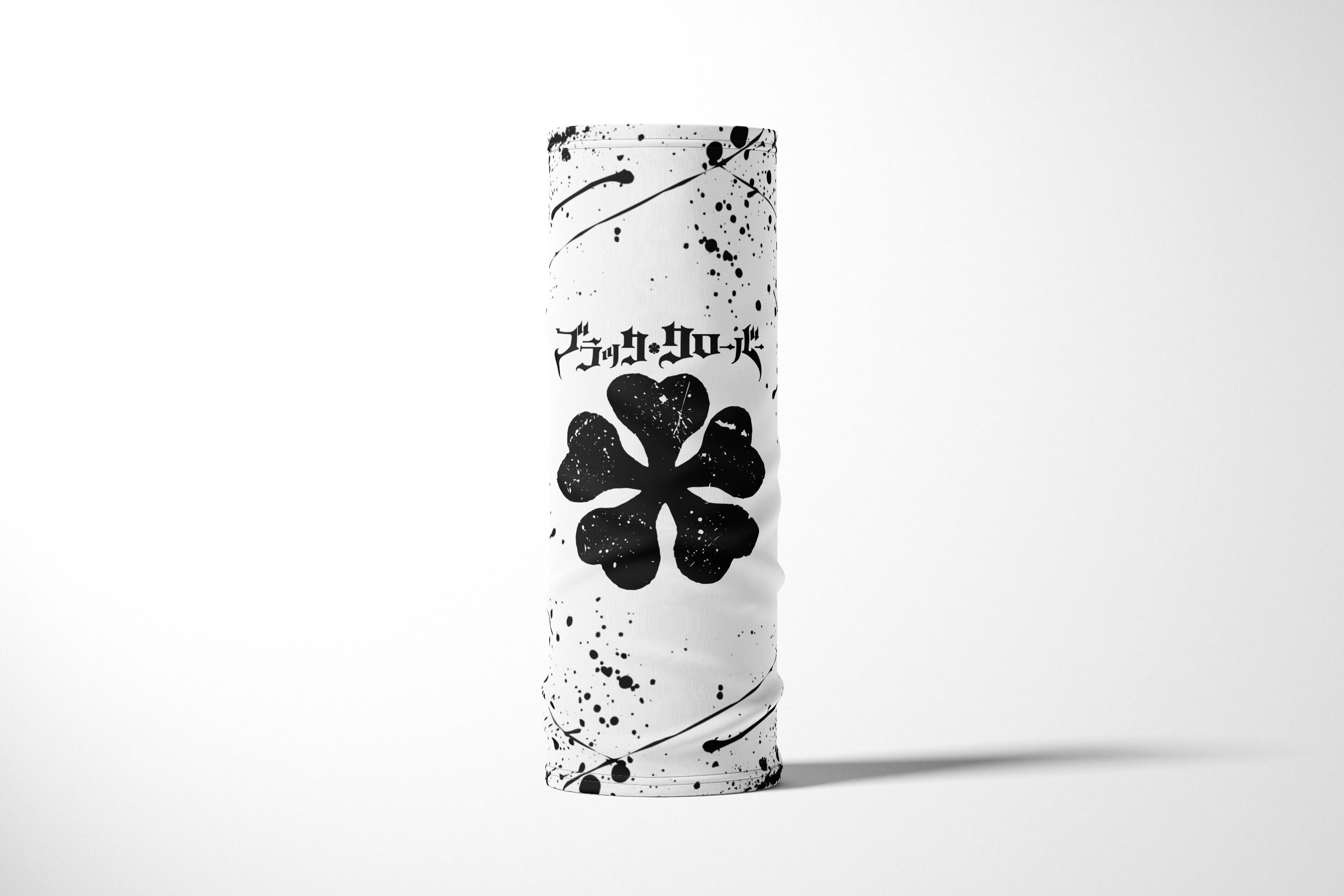 

Бандана / Бафф / Снуд-трансформер / Аниме / Черный клевер с черными мазками, Белый;черный, BBuffVM_VM1908551