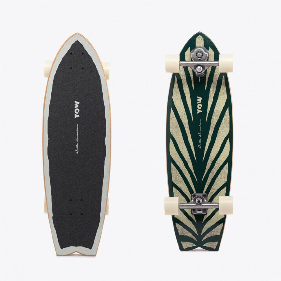 фото Лонгборд yow aritz aranburu signature series surfskate 82,6x25,4 см, зеленый