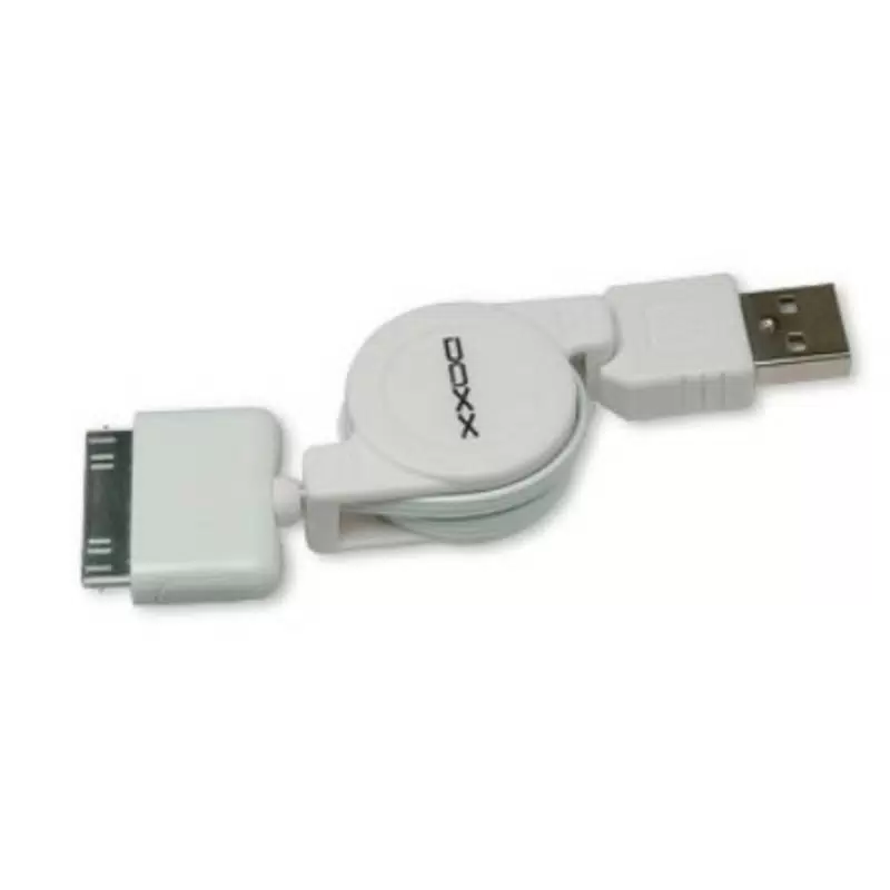 

Кабель Daxx 30-pin Apple - USB 0,8 м, белый, M81-08 0.8m