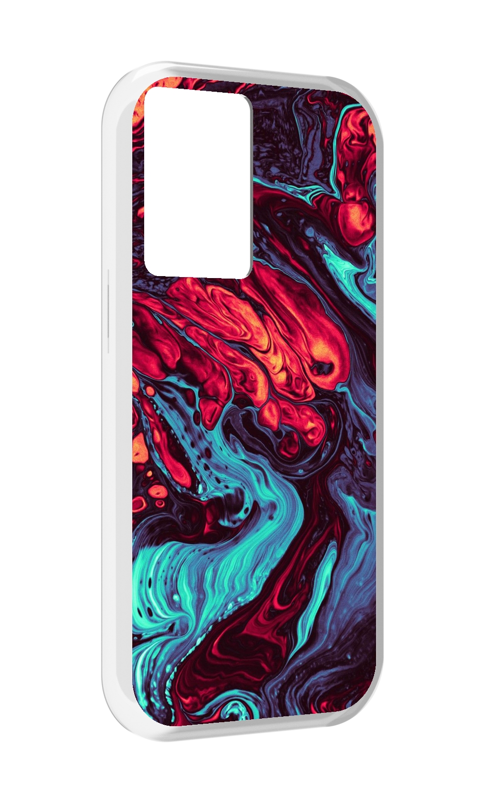 

Чехол MyPads разбавленная краска для OnePlus Nord N20 SE, Прозрачный, Tocco