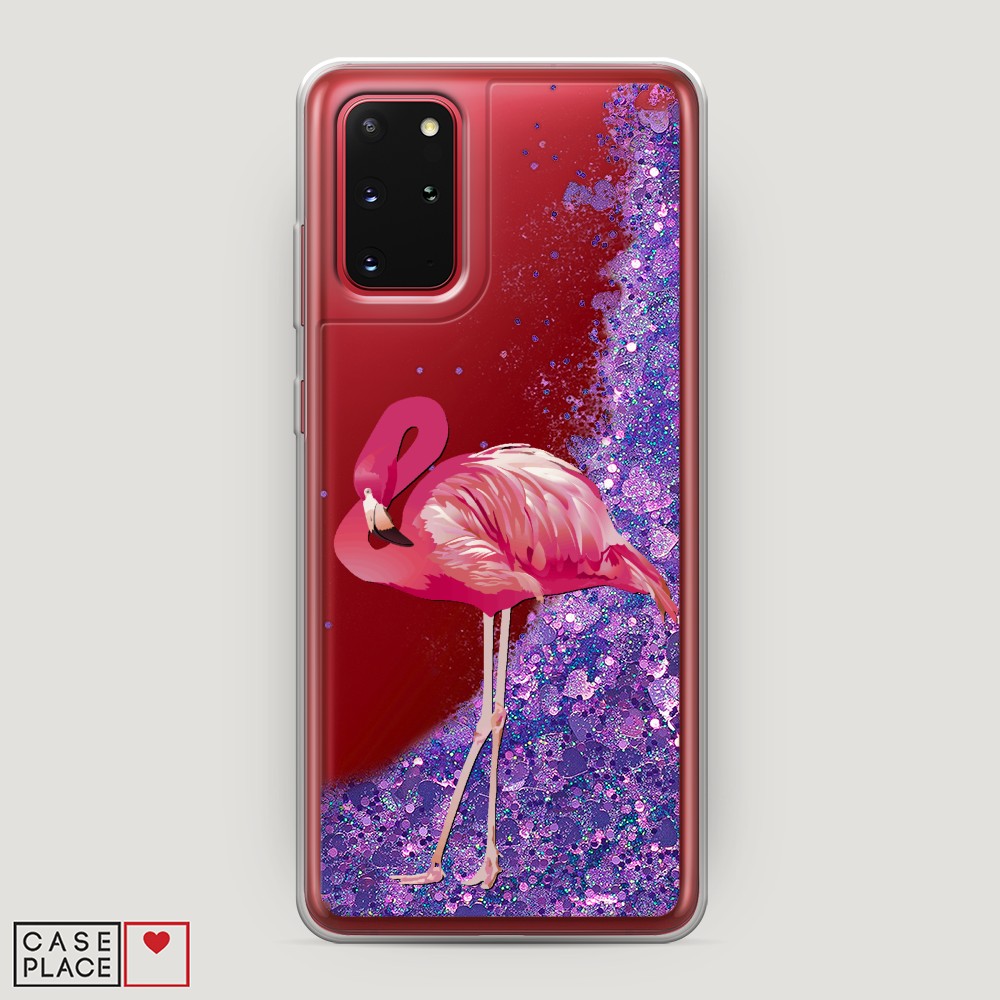 

Чехол Awog на Samsung Galaxy S20 Plus "Застенчивый фламинго", Разноцветный, 29392-1