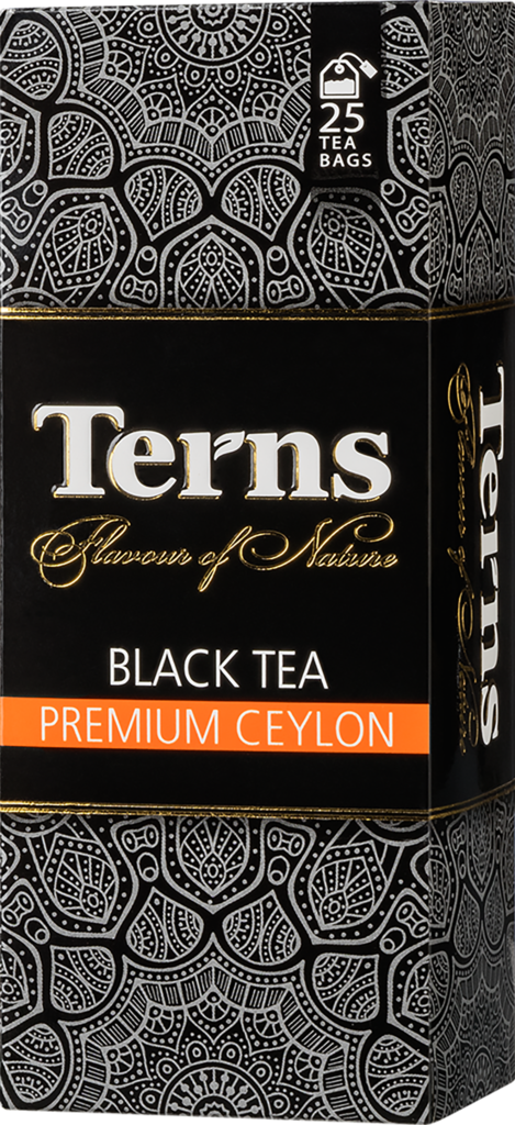 Чай черный Terns Premium Ceylon в пакетиках 18 г х 25 шт 90₽