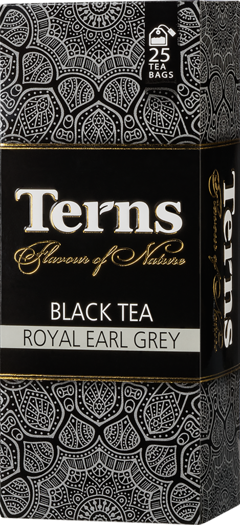 Чай черный Terns Royal Earl Grey в пакетиках 1,8 г х 25 шт