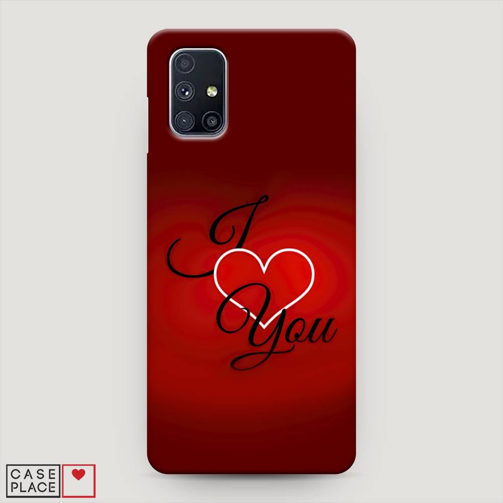 фото Пластиковый чехол "i love you 3" на samsung galaxy m51 awog