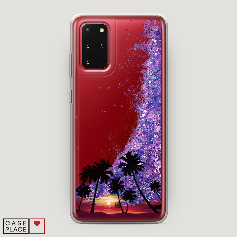 

Чехол Awog на Samsung Galaxy S20 Plus "Закат и пальмы", Разноцветный, 29392-1