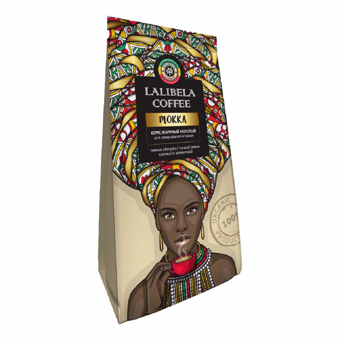 Кофе LALIBELA COFFEE Mokka молотый 200 г