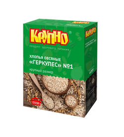 

Хлопья Крупно овсяные геркулес №1 400 г