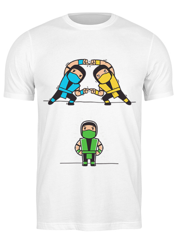 

Футболка женская Printio Мортал комбат (mortal kombat) белая S, Белый, Мортал комбат (mortal kombat)