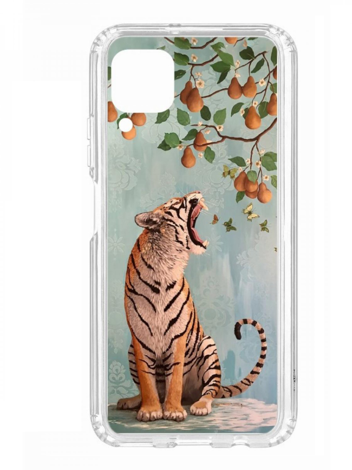 Чехол для смартфона Huawei P40 Lite КRUЧЕ Print прозрачный с принтом