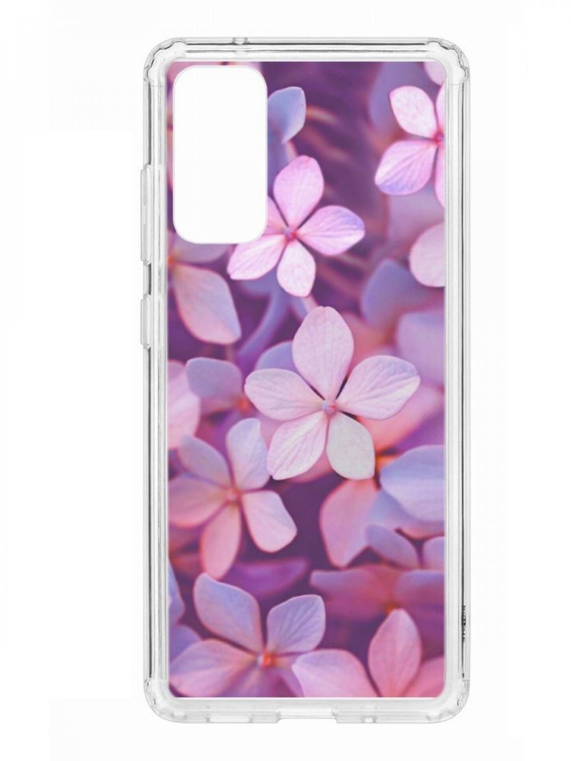 

Чехол на Samsung Galaxy S20 FE Kruche Print Гортензия, Фиолетовый