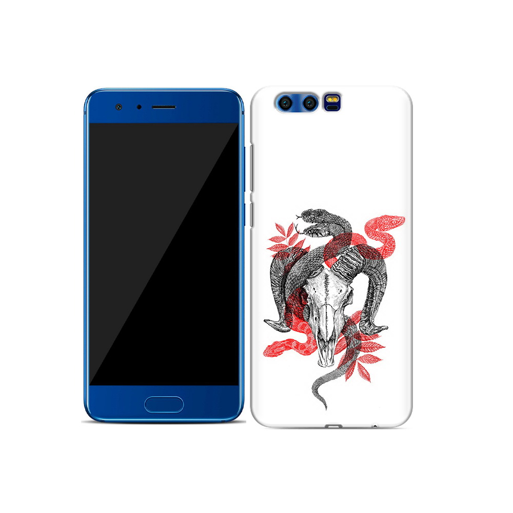 

Чехол MyPads Tocco для Honor 9 змея в черепе рисунок (PT72546.48.365), Прозрачный, Tocco
