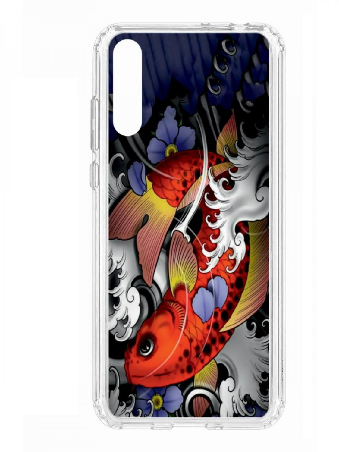 Чехол для смартфона Huawei Y8P КRUЧЕ Print прозрачный с принтом