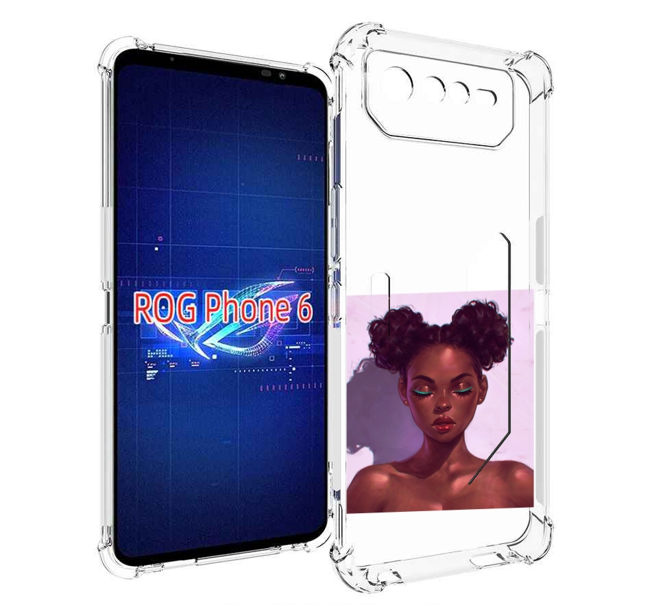 

Чехол MyPads зеленые-стрелки женский для Asus ROG Phone 6, Прозрачный, Tocco
