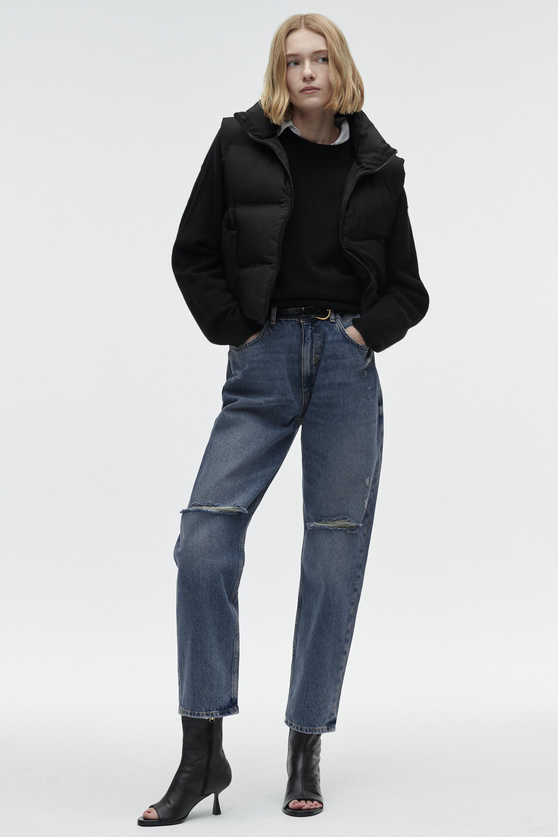 

Утепленный жилет женский ZARA 03046242 черный XS (доставка из-за рубежа), 03046242