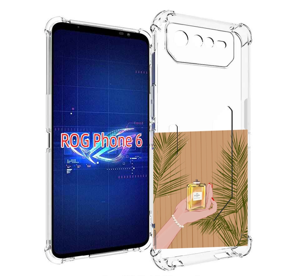 

Чехол MyPads запах-шанель-номер-5 для Asus ROG Phone 6, Прозрачный, Tocco