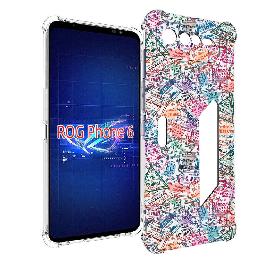 

Чехол MyPads загранчехол для Asus ROG Phone 6, Прозрачный, Tocco