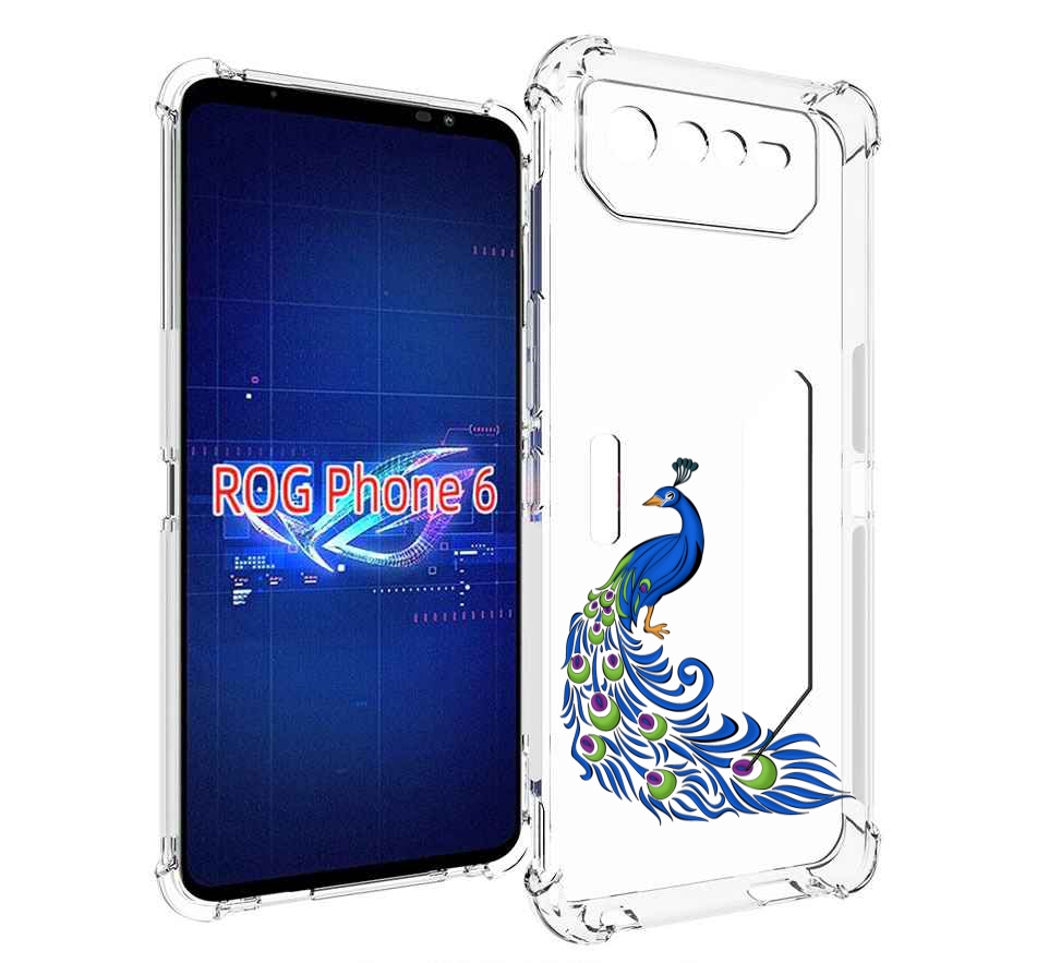 

Чехол MyPads жарптица-голубая для Asus ROG Phone 6, Прозрачный, Tocco