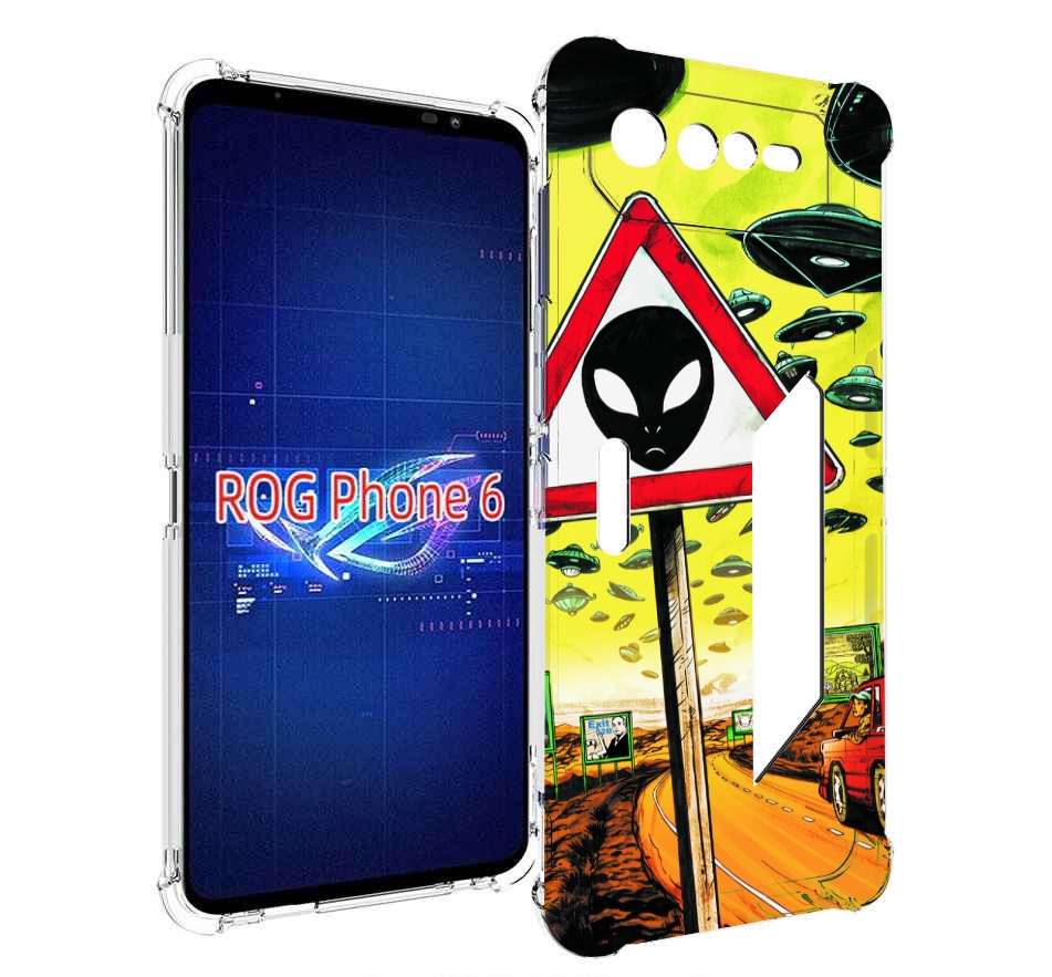 

Чехол MyPads дорога к инопланетянам для Asus ROG Phone 6, Прозрачный, Tocco
