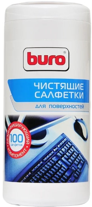 фото Влажные салфетки buro bu-asurface для поверхностей 100 шт