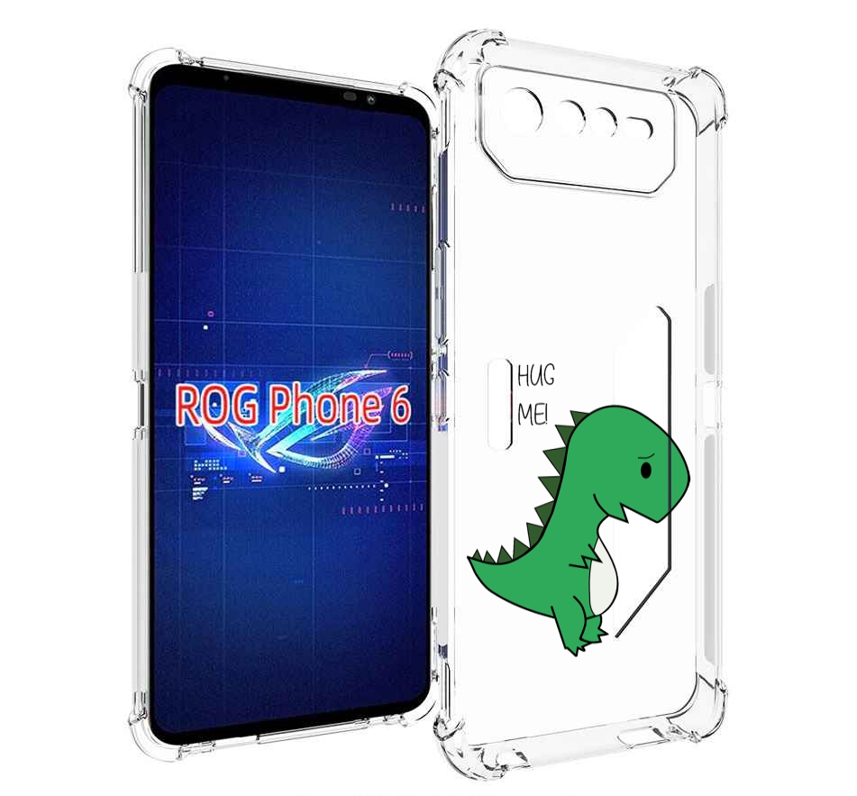 

Чехол MyPads динозаврик для Asus ROG Phone 6, Прозрачный, Tocco