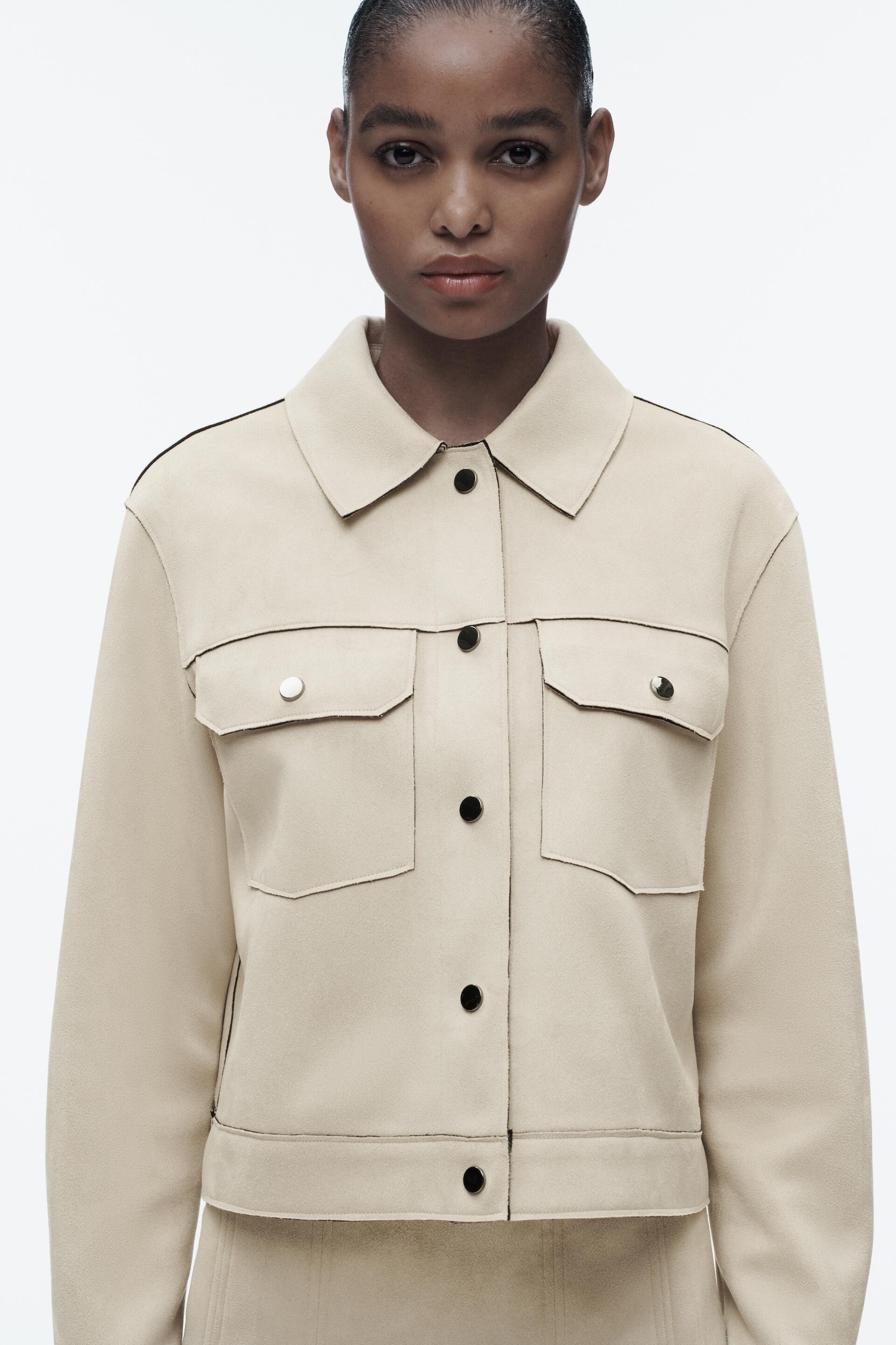 

Жакет женский ZARA 03046056 белый XL (доставка из-за рубежа), 03046056