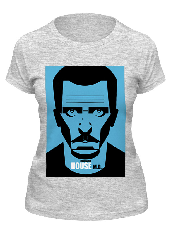 

Футболка женская Printio Доктор хаус (house m.d.) серая 2XL, Серый, Доктор хаус (house m.d.)