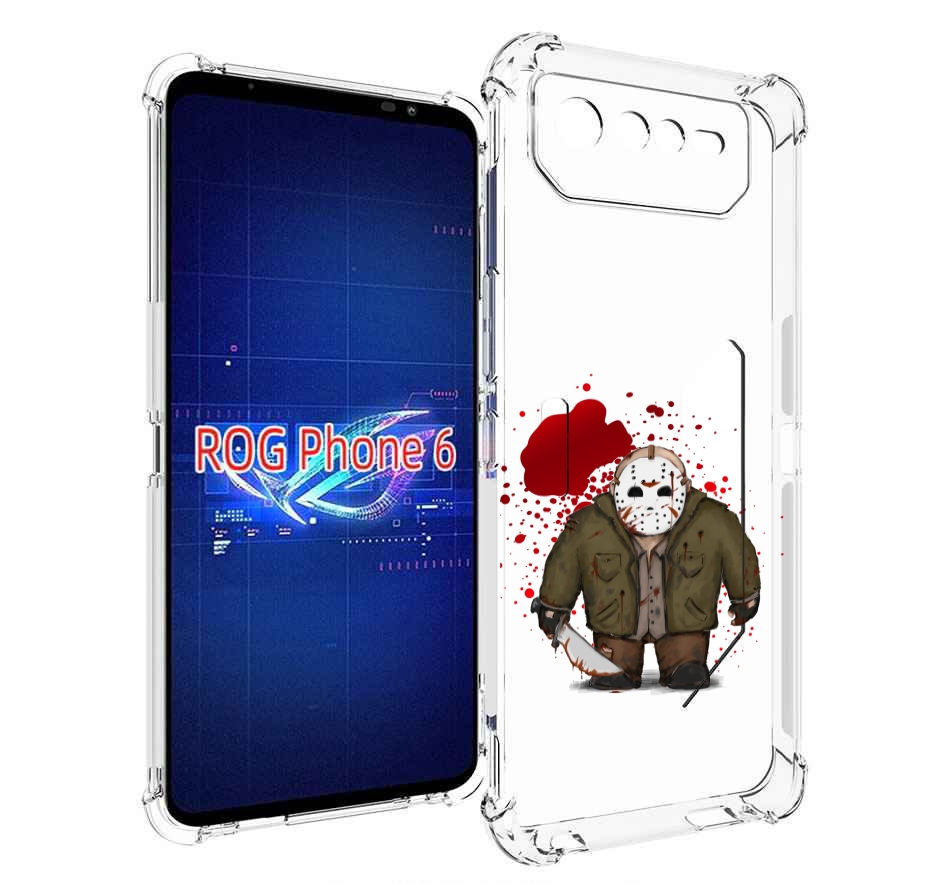 

Чехол MyPads джейсон для Asus ROG Phone 6, Прозрачный, Tocco