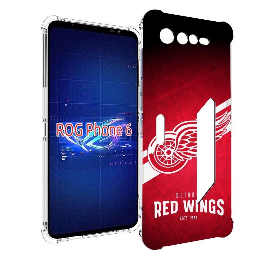 

Чехол MyPads детриот ред вингс мужской для Asus ROG Phone 6, Прозрачный, Tocco