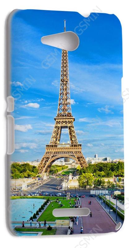 

Чехол NoBrand для Sony Xperia E4G Дизайн 155, Белый