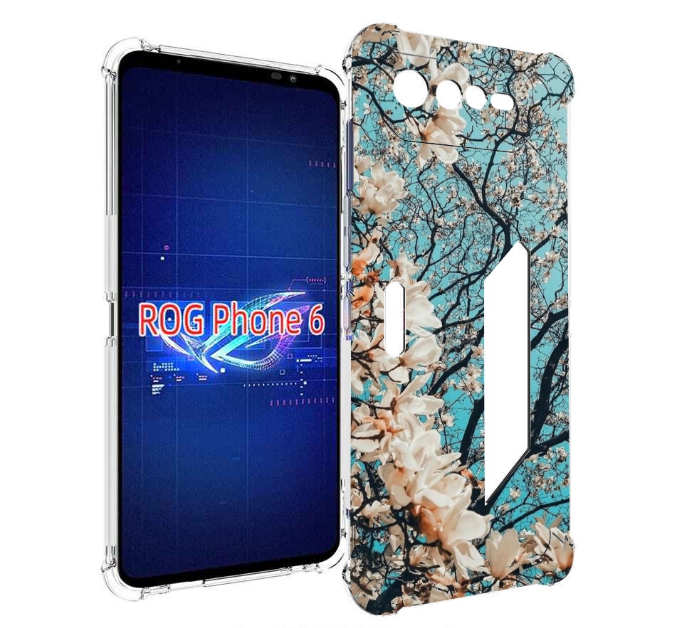 

Чехол MyPads дерево-с-цветочками для Asus ROG Phone 6, Прозрачный, Tocco