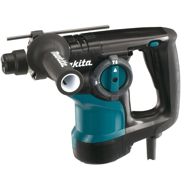 фото Makita hr2811f перфоратор,sds+,800вт,3реж,2.9дж,0-4500у\м,3.3кг,чем, д-образ, подсветка, а