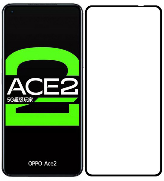 

Защитное стекло Krutoff для Oppo Ace 2 Full Glue Premium Black 22868, Oppo Ace 2