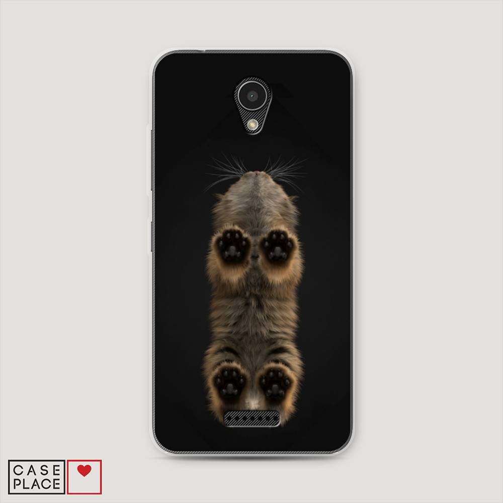 

Чехол Awog на Lenovo Vibe B / Леново Vibe B "Кошачьи лапки", 112450-1