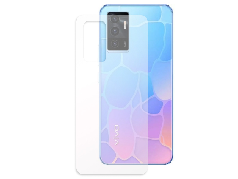 

Гибридное защитное стекло Krutoff для Vivo V23e задняя сторона 217734, Vivo V23e