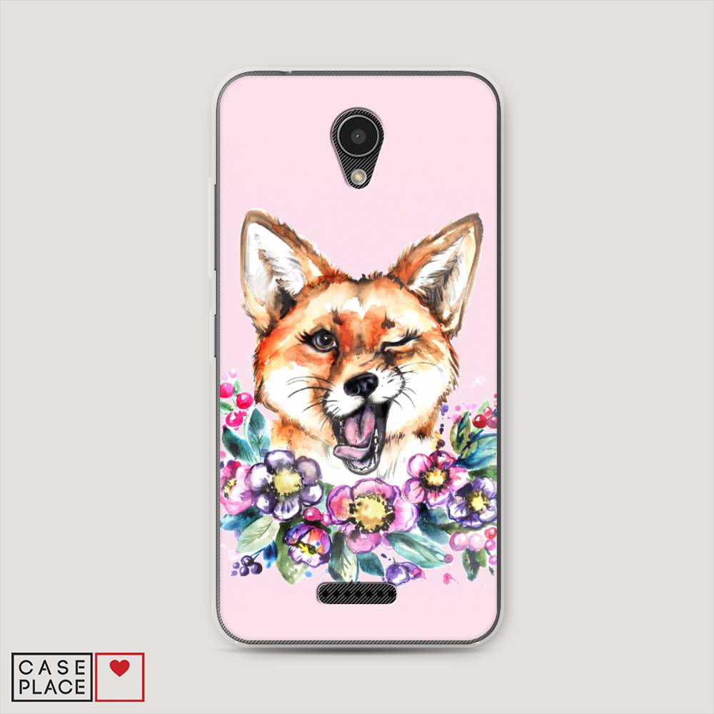 

Чехол Awog на Lenovo Vibe B / Леново Vibe B "Подмигивающая лиса", 112450-10