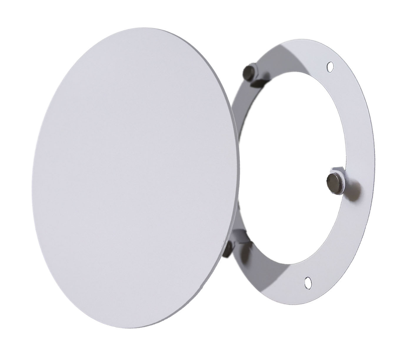 Решетка ВИЗИОНЕР стальная на магнитах круглая РДК-160 белая стальная круглая муфта brante