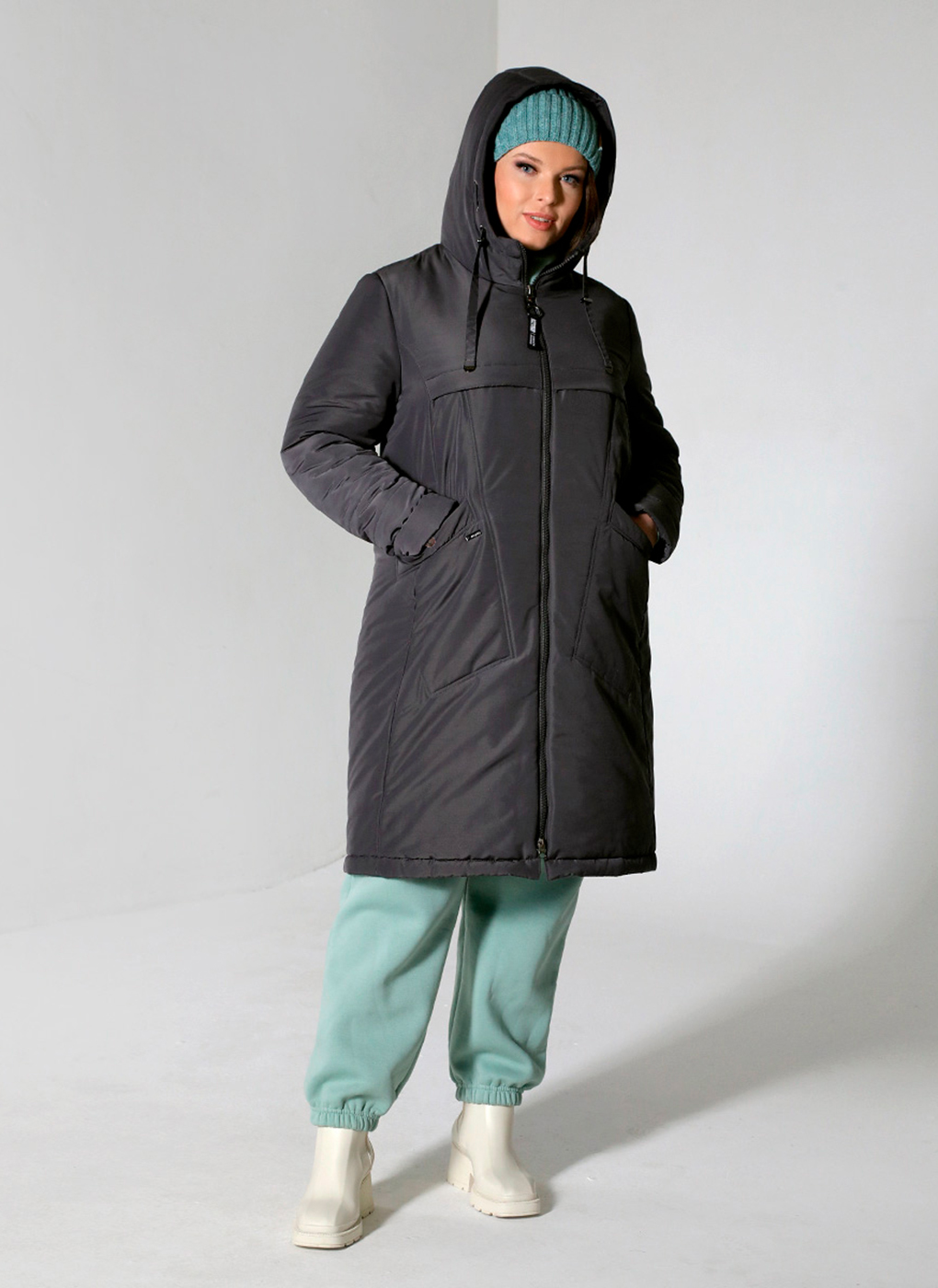 

Пальто женское Каляев 63691 серое 66 RU, 63691