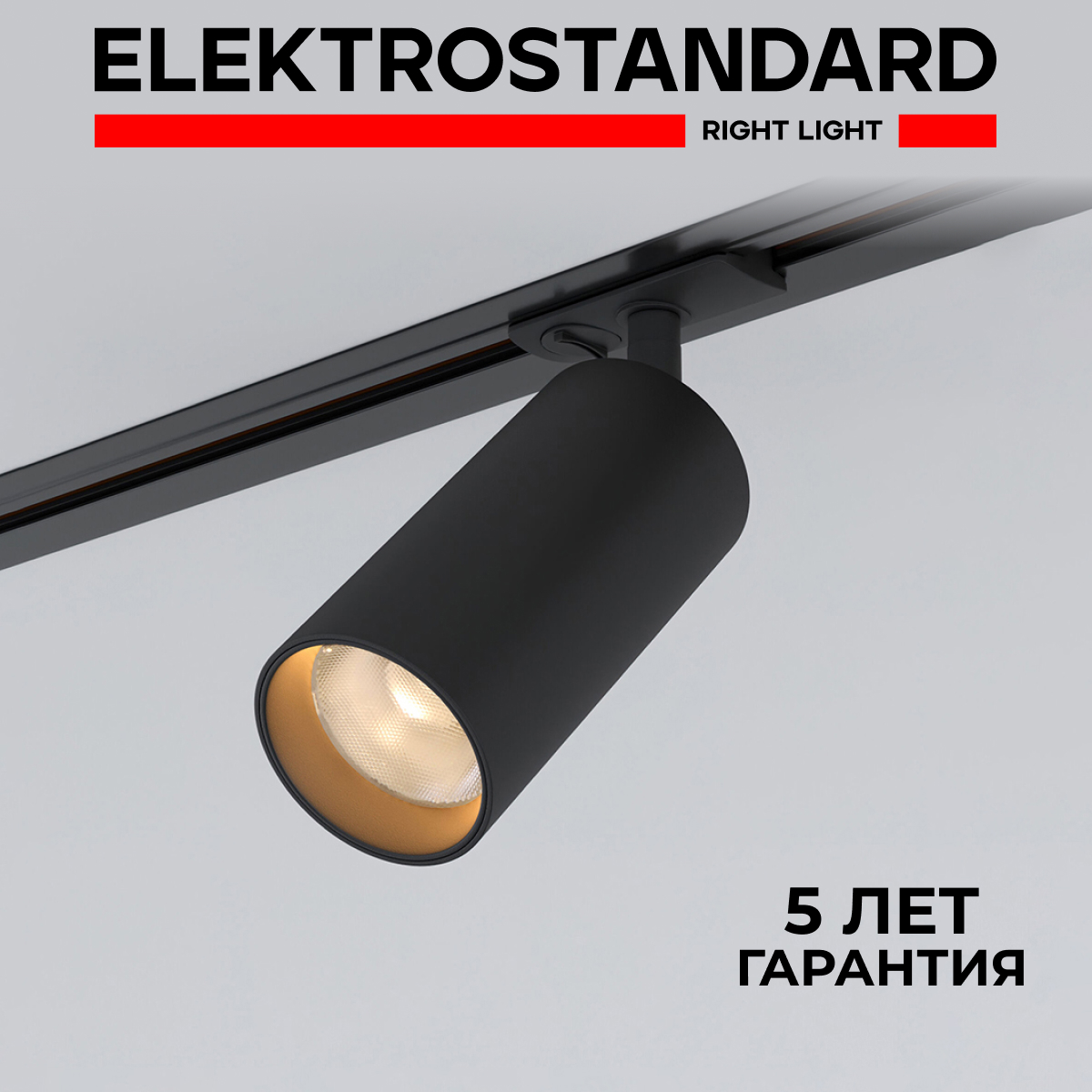 Трековый однофазный LED светильник Elektrostandard Diffe 85166/01 черный 15W 4200K