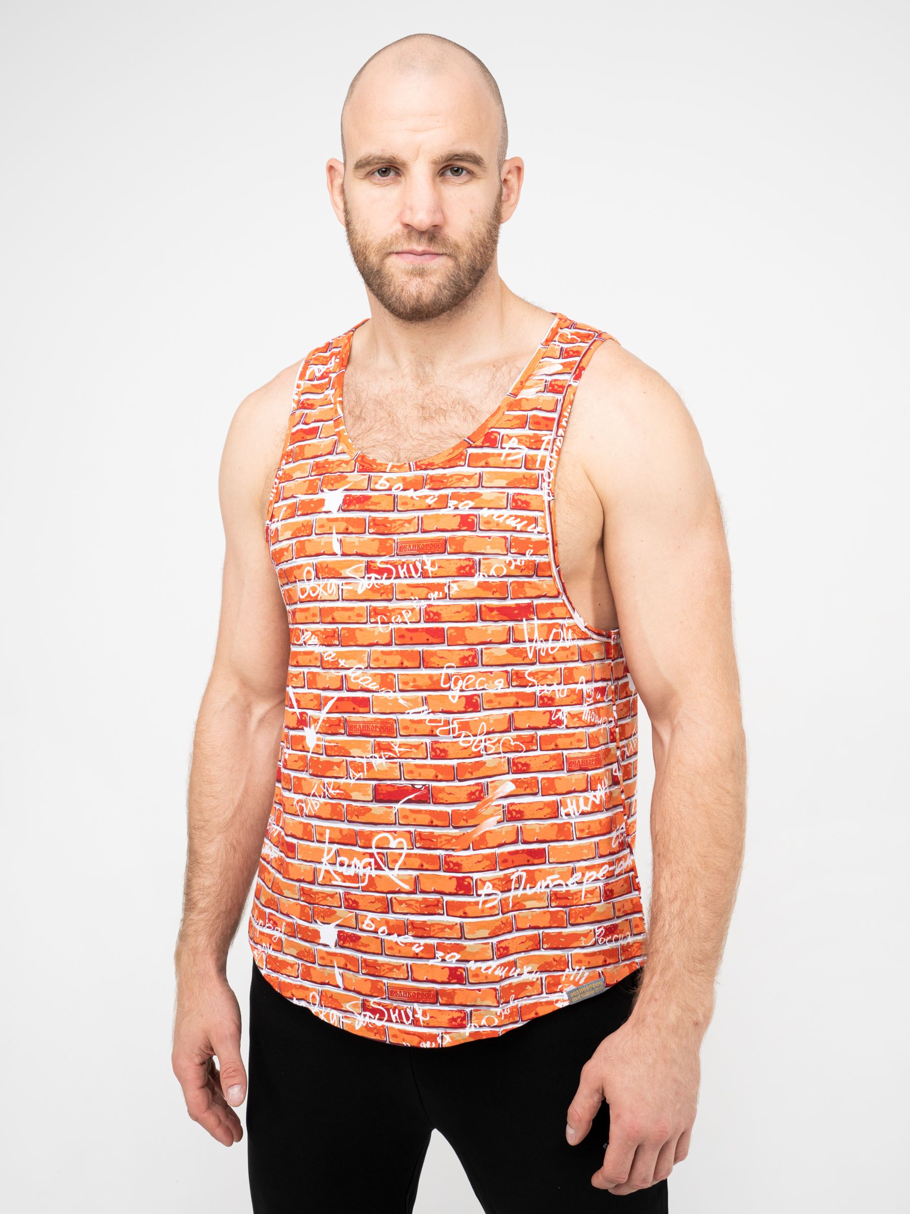 

Майка мужская Великоросс 1169 оранжевая 54RU, Оранжевый, 1169