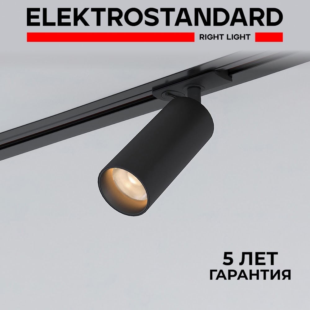 

Трековый однофазный LED светильник Elektrostandard Diffe 85152/01 черный 10W 4200K, Diffe