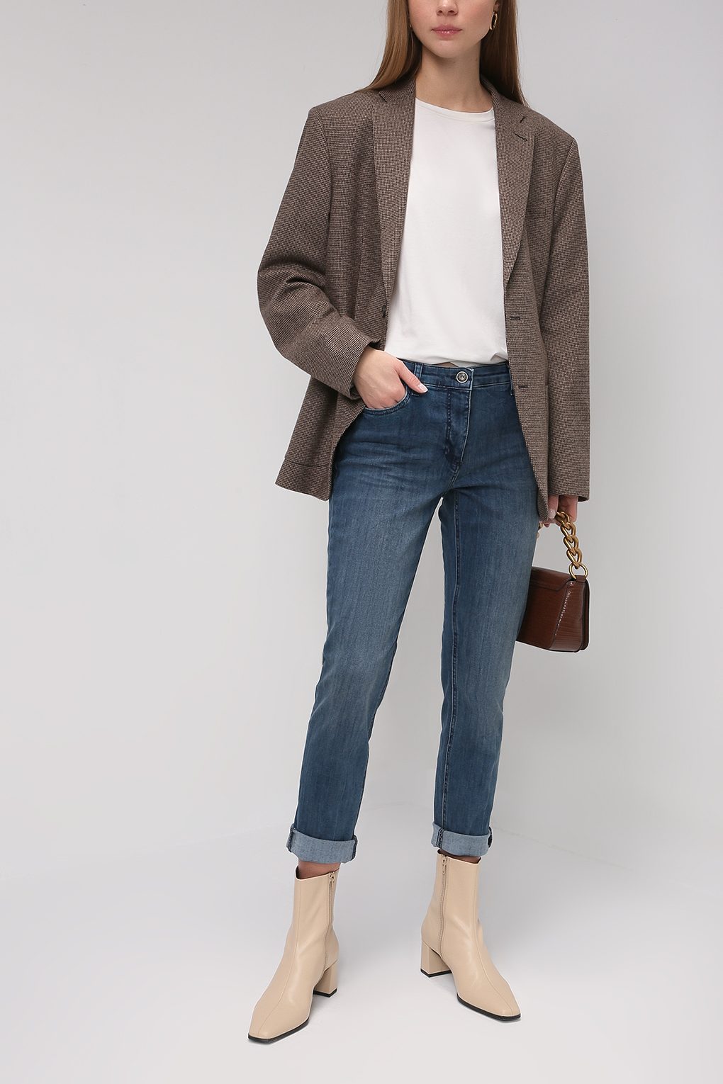 

Джинсы женские BETTY BARCLAY 6355/1065 синие 48 EU, 6355/1065