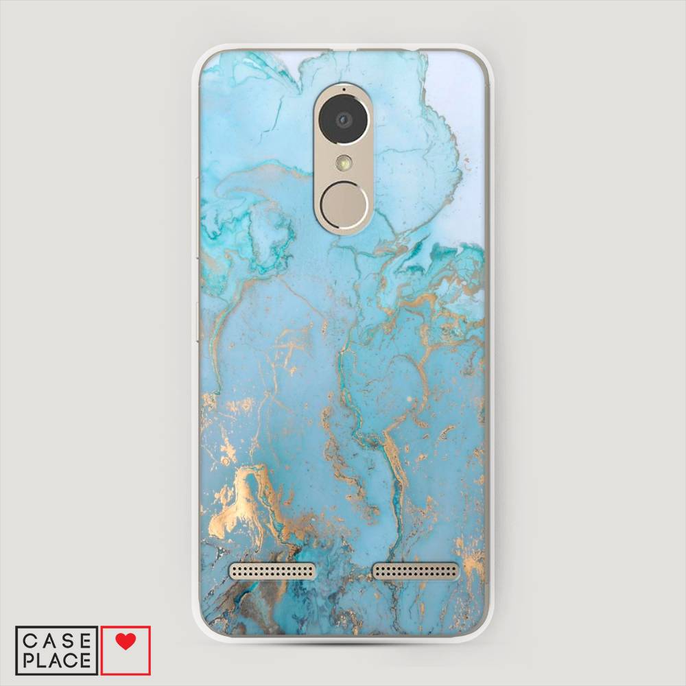 

Чехол Awog на Lenovo K6 Power / Леново K6 Power "Голубой мрамор рисунок", 112350-3