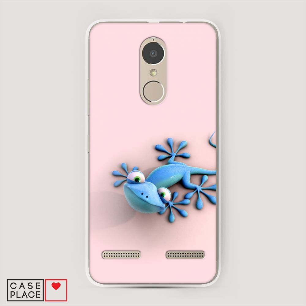 

Чехол Awog на Lenovo K6 Power / Леново K6 Power "Голубая ящерка", 112350-2