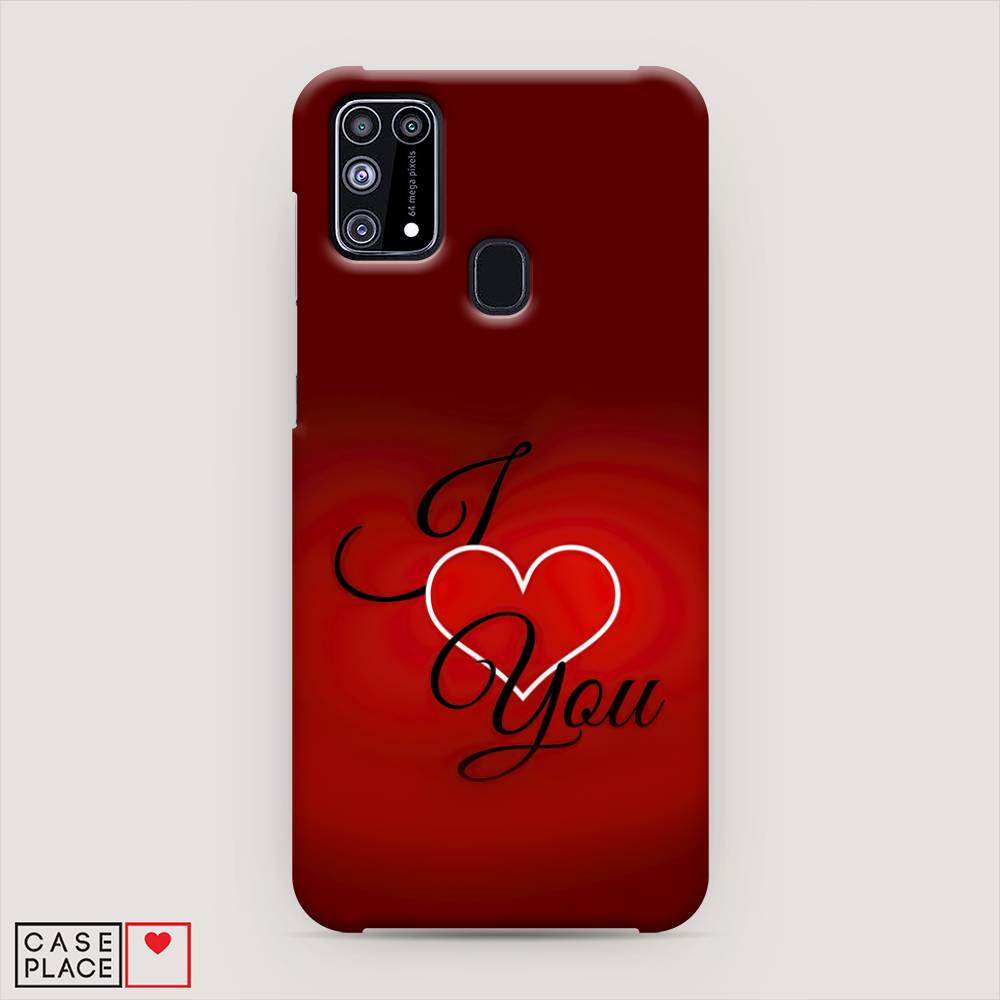 фото Пластиковый чехол "i love you 3" на samsung galaxy m31 awog